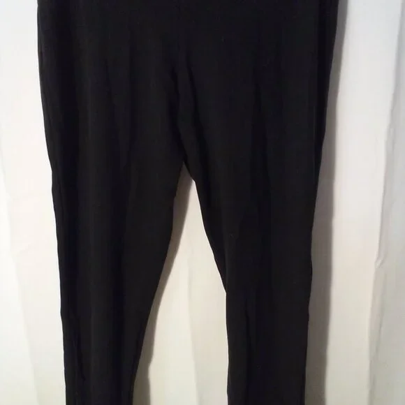 Shape FX Leggings Women L Straight Skinny Active Athletic Cropped Black - Picture 12 of 13